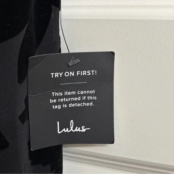 NWT LULUS love about it black strapless jumpsuit size large date night going out